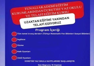 Yaz Okulu ve Telafi Eğitim Kursu