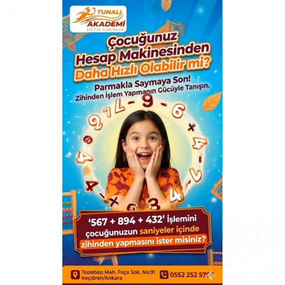 Hesap Makinesinden Hızlı Çocuk