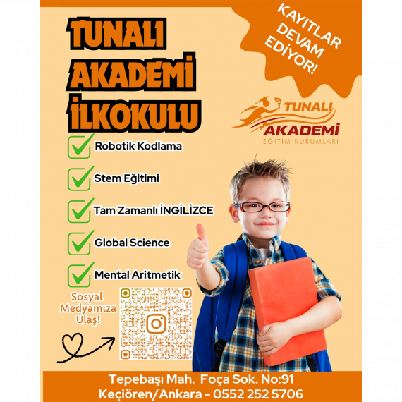 Tunalı Akademi İlkokulu Kayıtlar